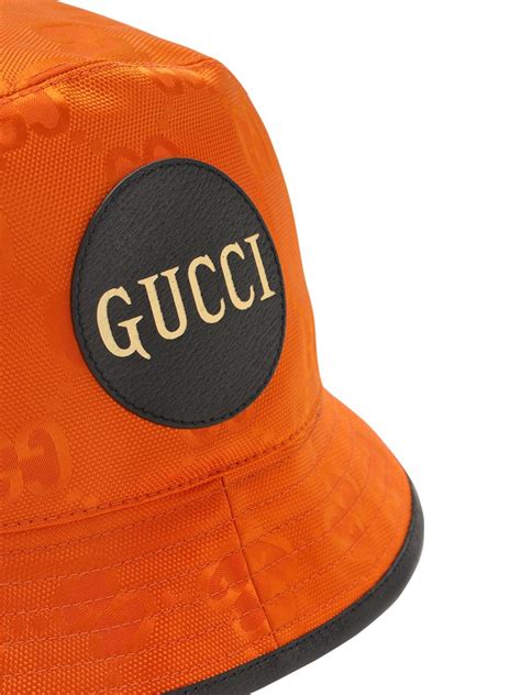 casquette gucci homme orange|gucci bucket hat.